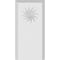 Ekena Millwork Standard Foster Spiral Plinth Block With Beveled Edge, 2 1/2"W x 5"H x 1/2"P PBP025X050X050FOS13 - alternate 2